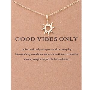 HOST PICK☀️ Good Vibes Only Gold Summer Necklace